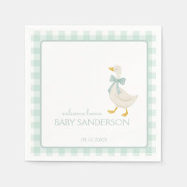 Preppy Goose Baby Shower Napkins Serviette