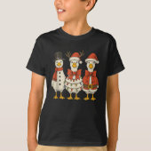 Preppy Goose Christmas Crew 2025 Funny Santa Funny T-Shirt (Vorderseite)