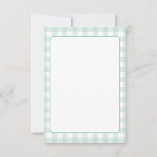 Preppy Goose Dankeskarte (Rückseite)