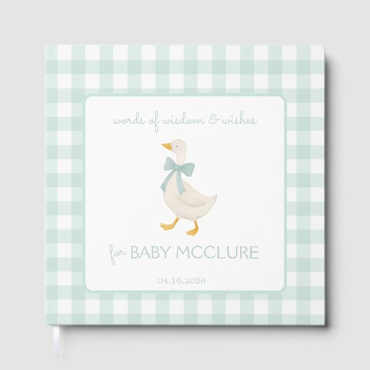 Preppy Goose Wishes  Gästebuch (Vorderseite)