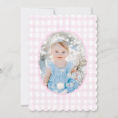 Preppy Grandmillennial Doland Me Pink Bows Einladung (Rückseite)