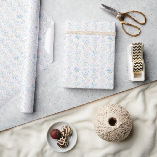 Preppy Grandmillennial Geschenkpapier (Kunsthandwerk)