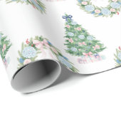 Preppy Grandmillennial Geschenkpapier (Rolleneckpunkt)