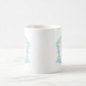 Preppy Grandmillennial Personalisiert Monogram Wap Kaffeetasse (Mittel)