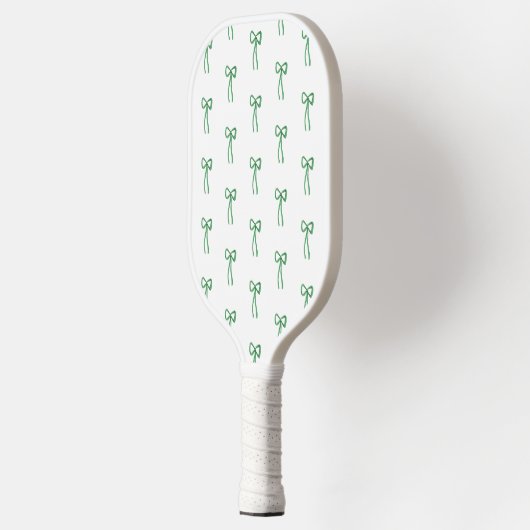 Preppy Green Bows for May oder Saint Patrick's Day Pickleball Schläger (Links)