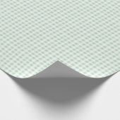 Preppy Green Gingham Geschenkpapier (Ecke)