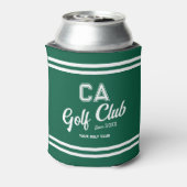 Preppy Green Golf Club Custom Wappen Party Dosenkühler (Kanne Rückseite)