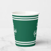 Preppy Green Golf Club Custom Wappen Party Pappbecher (Links)