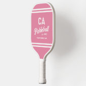 Preppy Green Pickleball Club Custom Wappen Party Pickleball Schläger (Links)