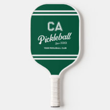Preppy Green Pickleball Club Custom Wappen Party