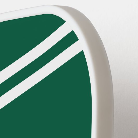 Preppy Green Pickleball Club Custom Wappen Party Pickleball Schläger (Linke Seite)