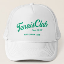 Preppy Green Tennis Club Custom Wappen Party