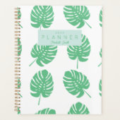 Preppy Green Tropical Monster Verlasse Personalisi Planer (Vorderseite)