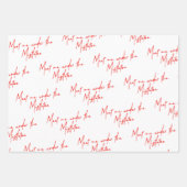 Preppy Green und Mistletoe Christmas Geschenkpapier Set (Vorderseite 3)