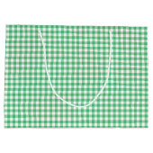 Preppy Green und Pink Wedding Pickleball Große Geschenktüte (Rückseite)