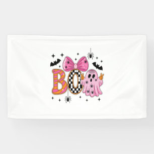 Preppy Gruseliger Halloween Schrei Banner