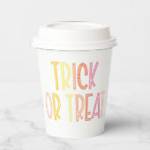 Preppy Halloween Trick oder Treat Pappbecher (Links)