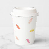 Preppy Halloween Trick oder Treat Pappbecher (Rechts)