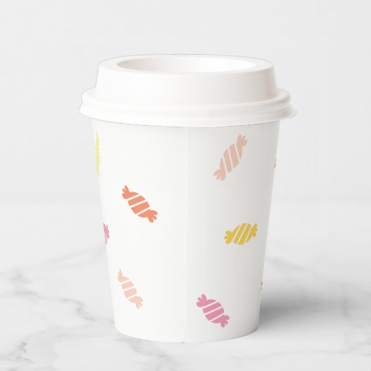 Preppy Halloween Trick oder Treat Pappbecher (Rechts)