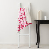 Preppy Hand Drawn Coquette Pink Red Bows Sherpadecke (Beispiel)