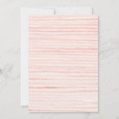 Preppy Handgeschriebenes Heart Arch Foto Brautpart Einladung (Rückseite)