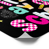 Preppy Happy Erster Schultag Poster (Ecke)