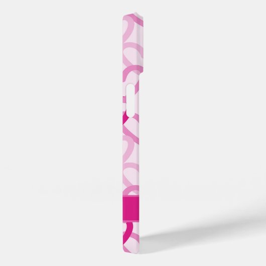 Preppy Hearts Pink Case-Mate iPhone Hülle (Rückseite / Rechts)