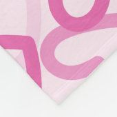 Preppy Hearts Pink Fleecedecke (Ecke)