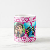Preppy Hearts Pink - LOVE Kaffeetasse (Mittel)