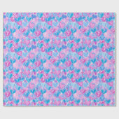 Preppy Hearts Wrapping Paper Geschenkpapier (Flach)