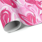 Preppy Hearts Wrapping Paper Geschenkpapier (Rolleneckpunkt)