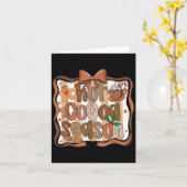 Preppy Hot Cocoa Season Cookie Gingerbread Bow Xma Karte (Gelbe Blume)