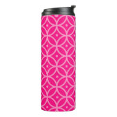 Preppy Hot Pink Thermosbecher (Nach links gedreht)