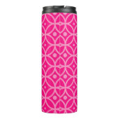 Preppy Hot Pink Thermosbecher (Rückseite)