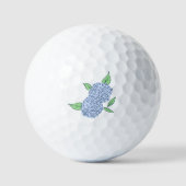 Preppy Hydrangea Classic Floral Golf Balls Golfball (Vorderseite)
