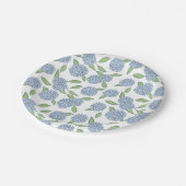 Preppy Hydrangea New England Wedding Pappteller (Schrägansicht)