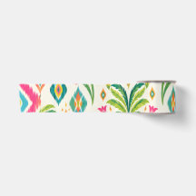 Preppy Ikat Tropische Palme Boho Chic