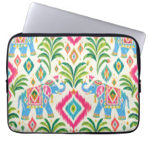 Preppy Ikat Tropischer Palm Boho Chic Computergehä