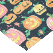 Preppy Jack-O’-Lantern Halloween Tischdecke (Schrägansicht)