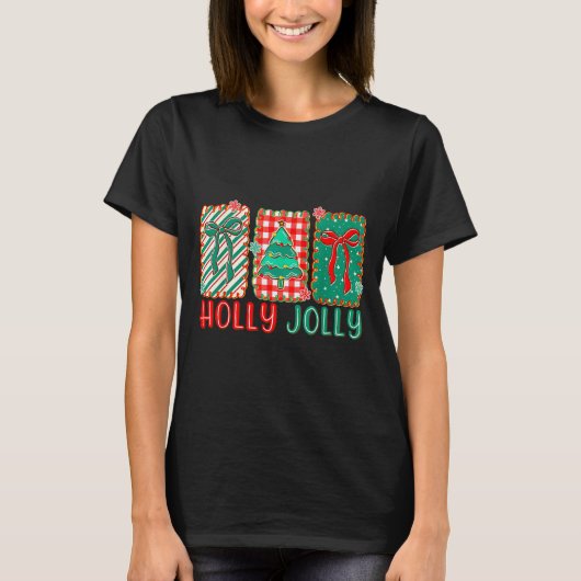 Preppy Joy To The World Xmas Greatest Gift Of All  T-Shirt (Vorderseite)