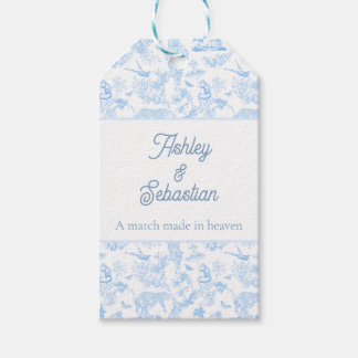 Preppy Jungle Chinoiserie Toile Geschenkanhänger