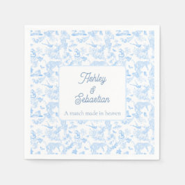 Preppy Jungle Chinoiserie Toile Serviette