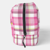 Preppy Kariert mit Tennis Racket Waschbeutel (Rechts)