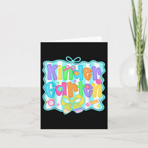 Preppy Kindergarten Teacher Team geht zurück zum S Karte