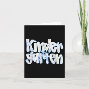 Preppy Kindergarten Teacher Team geht zurück zum S Karte