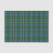 Preppy Klassisches Schotten Karo Seidenpapier (Vorderseite)