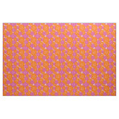 Preppy-Knopf-Gingham-Muster - Hot Pink & Orange Stoff (Yard (91,4 cm))