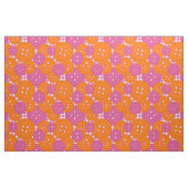 Preppy-Knopf-Gingham-Muster - Hot Pink & Orange Stoff (Fat Quarter (45,7 x 55,9 cm))