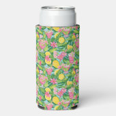 Preppy Lemon Tropical Cocktails | Monogramm Selters Dosenkühler (Seltzer Rückseite)