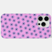 Preppy Lila Blue Hippie Blume Muster Case-Mate iPhone Hülle (Rückseite (Horizontal))
